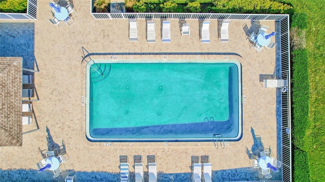 6713 Stone River Rd Unit 205, Bradenton, FL 34203 - aerial view of a pool area