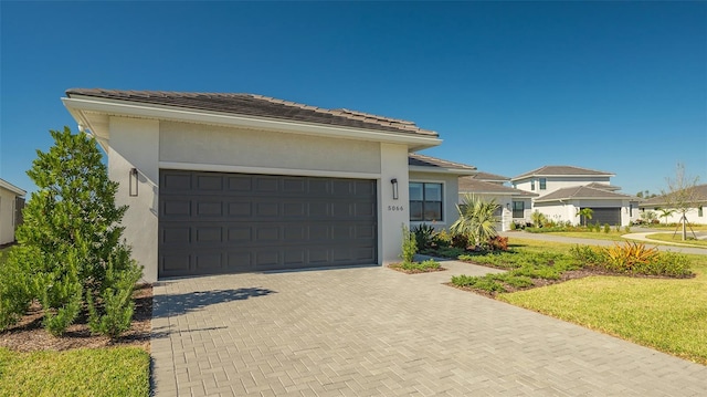 ranch-style house with a garage