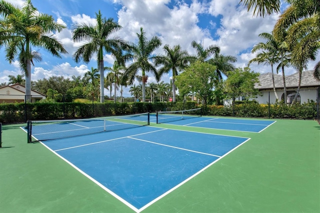 view of sport court with basketball court