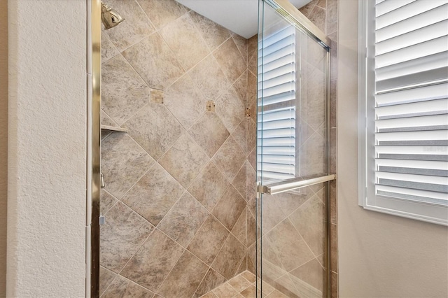 bathroom with walk in shower