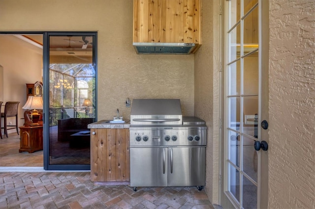 view of patio / terrace with grilling area