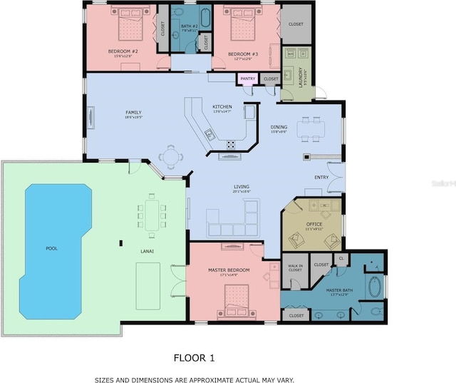 21709 Deer Pointe Xing, Bradenton, FL 34202 - view of home floor plan