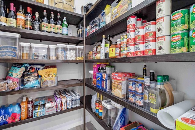 view of pantry