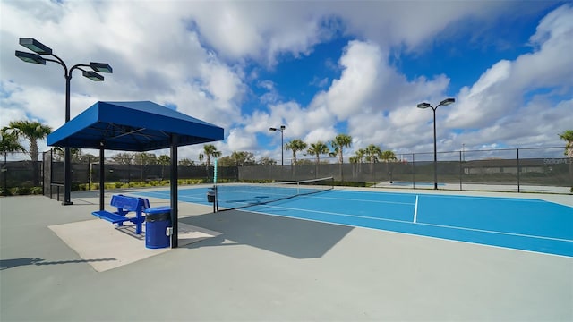 view of sport court featuring basketball court