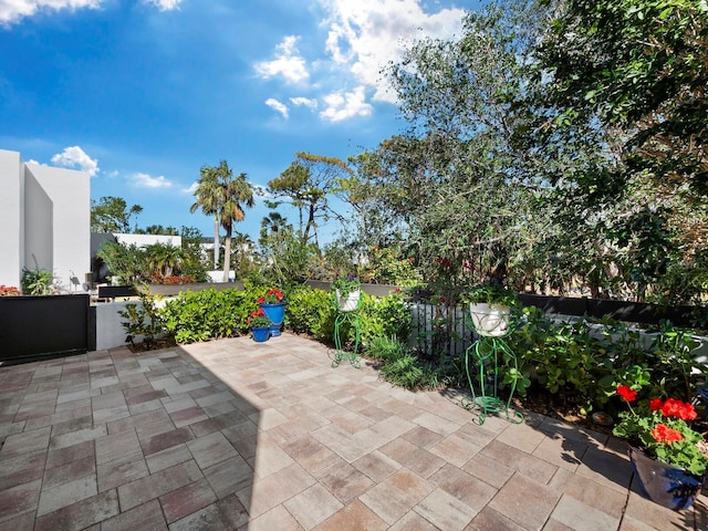 view of patio