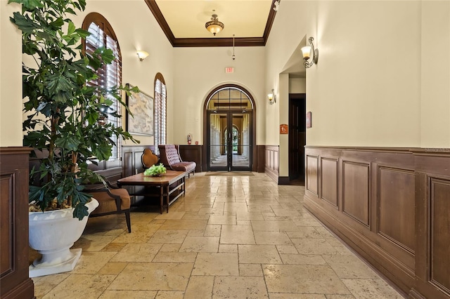 view of community lobby