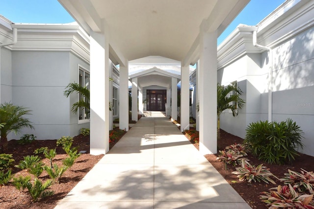 view of entrance to property