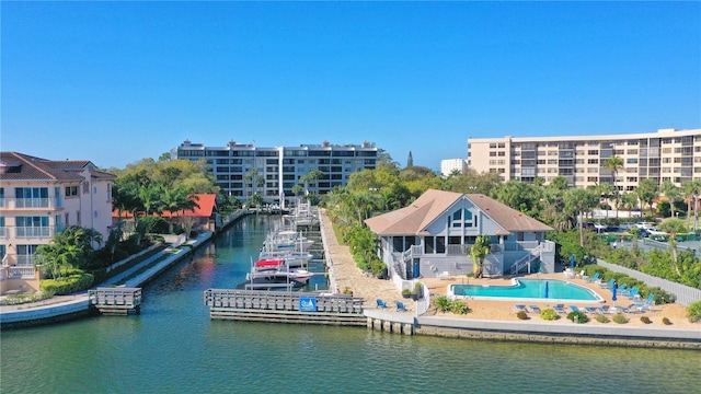 5911 Midnight Pass Rd Unit 504, Sarasota, FL 34242 - water view with stairs