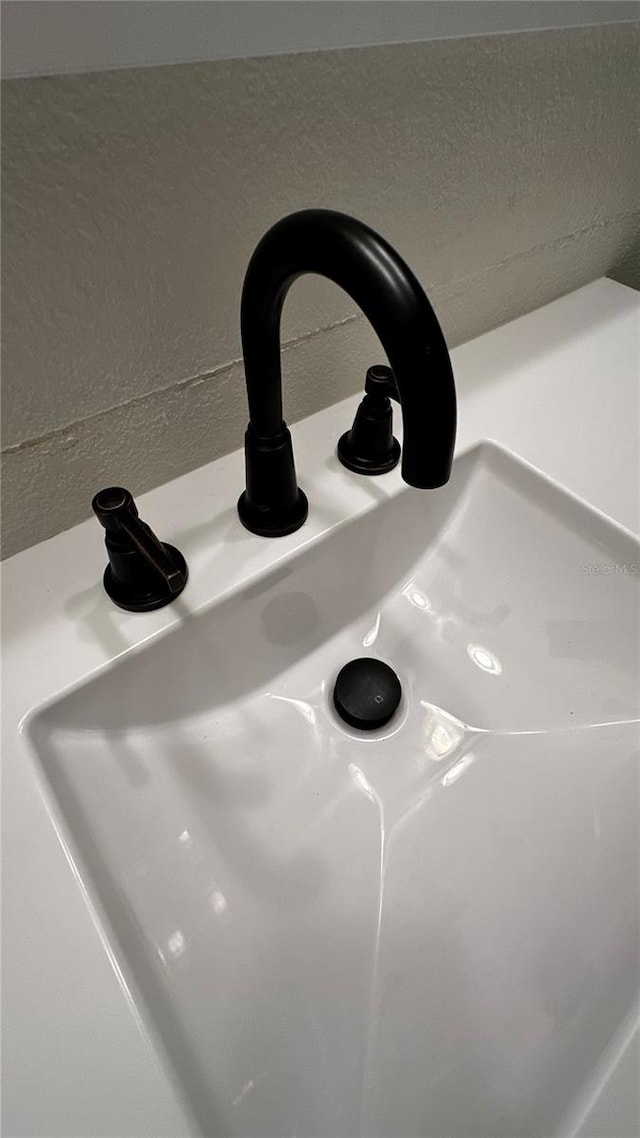 interior details with sink