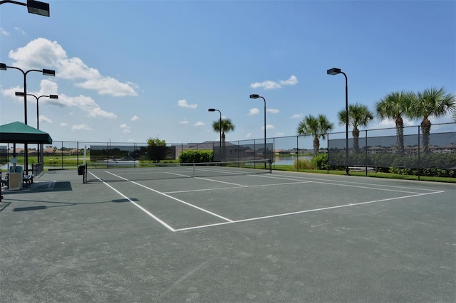 1014 Overlook Ct, Bradenton, FL 34208 - view of tennis court with community basketball court