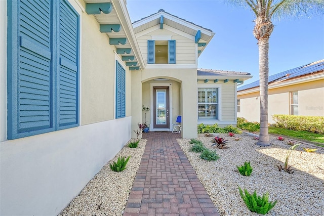 1014 Overlook Ct, Bradenton, FL 34208 - doorway to property with stucco siding