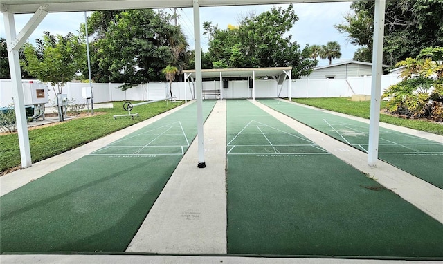 665 Park Cir Unit 58, Bradenton, FL 34207 - view of community featuring shuffleboard