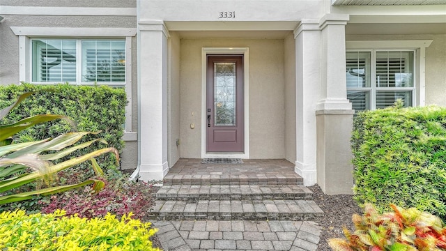 view of entrance to property