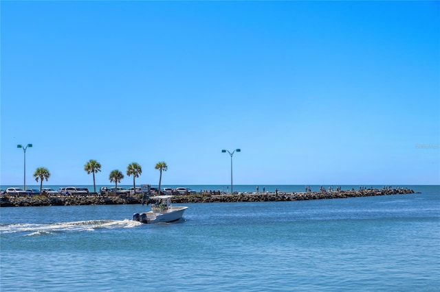 view of water feature