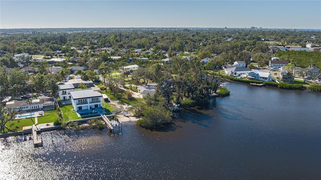 703 32nd Street Ct E, Bradenton, FL 34208 - aerial perspective of suburban area featuring a large body of water