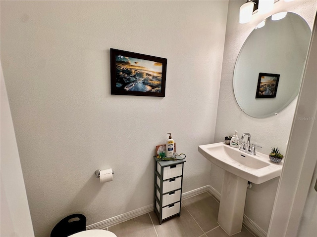 bathroom featuring tile patterned floors