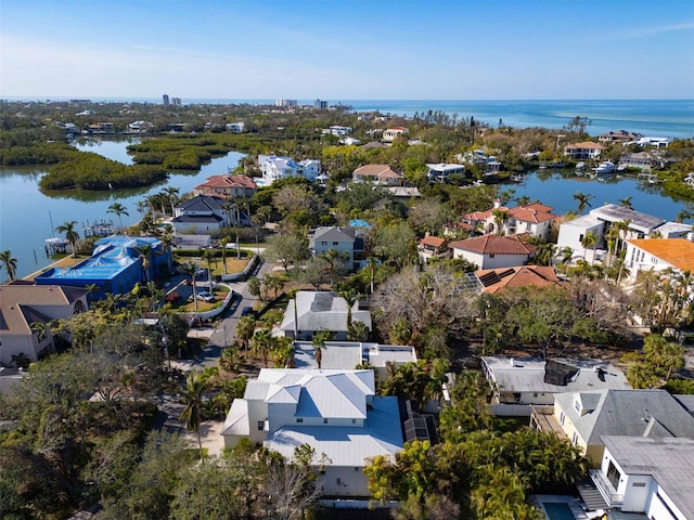 4189 Roberts Point Cir, Sarasota, FL 34242 - aerial perspective of suburban area with a nearby body of water