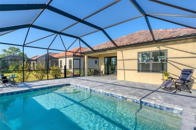 364 Palmaria Ct, Nokomis, FL 34275 - outdoor pool with a patio and a lanai