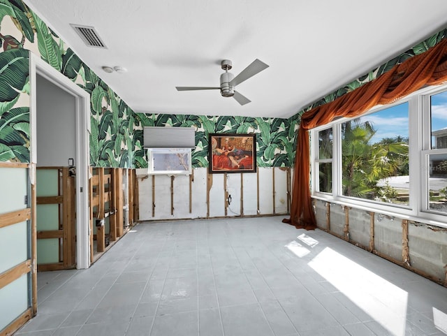 611 Hibiscus Way, Longboat Key, FL 34228 - interior space with visible vents and ceiling fan