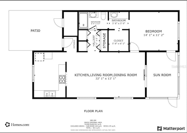 4104 Catalina Dr, Bradenton, FL 34210 - floor plan / room layout