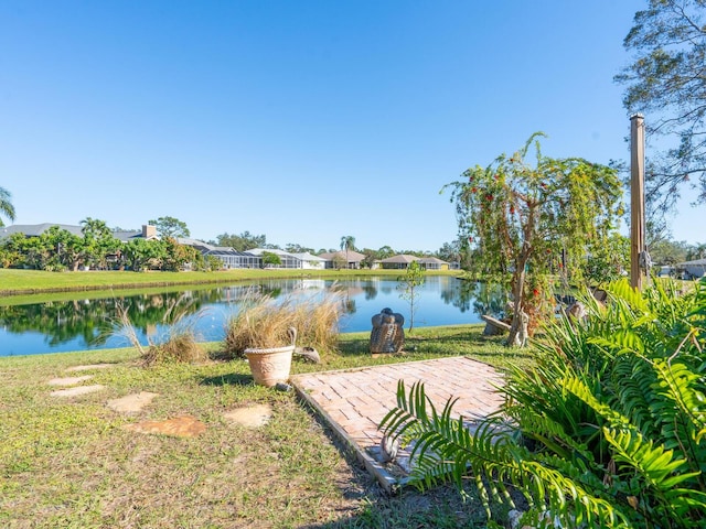 view of water feature