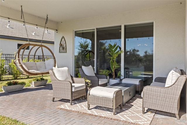 view of patio / terrace with outdoor lounge area