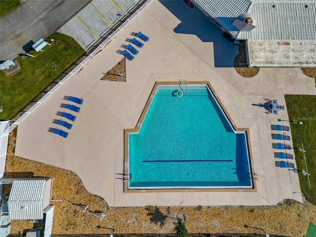 view of pool