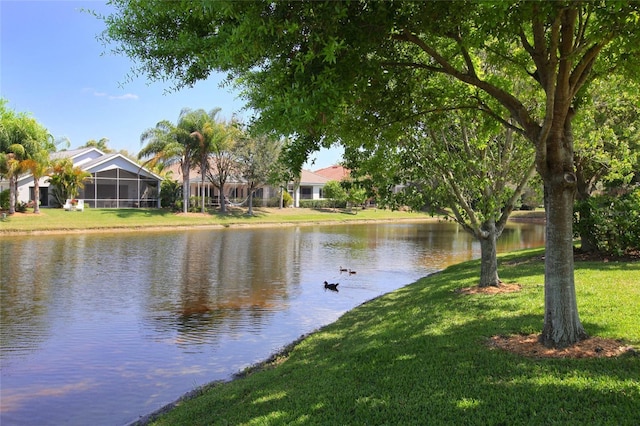 view of water feature