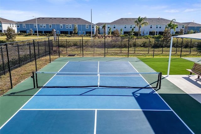 view of tennis court