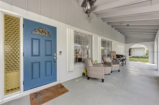 13479 Newport Ave, Port Charlotte, FL 33981 - doorway to property featuring a porch