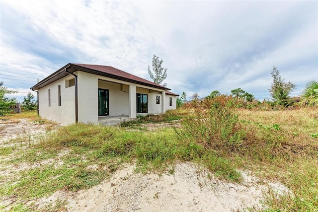 view of back of property