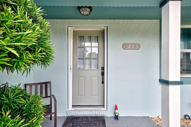 view of property entrance