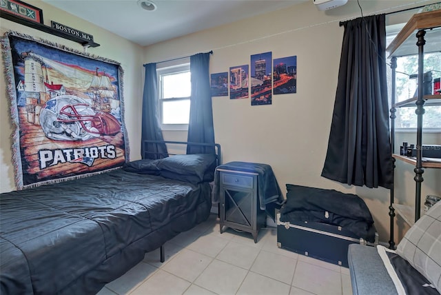 view of tiled bedroom