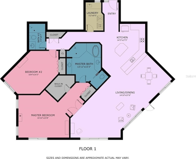 7830 34th Ave W Unit 102, Bradenton, FL 34209 - room layout