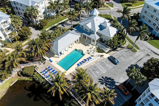 7830 34th Ave W Unit 102, Bradenton, FL 34209 - drone / aerial view of a pool area