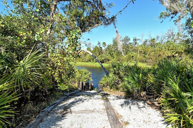 view of water feature