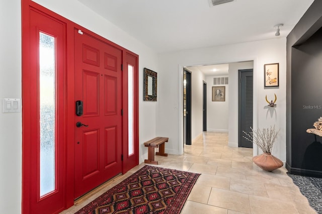 view of tiled entryway