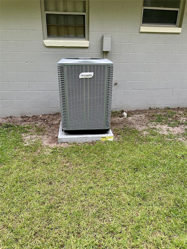 exterior details featuring central air condition unit