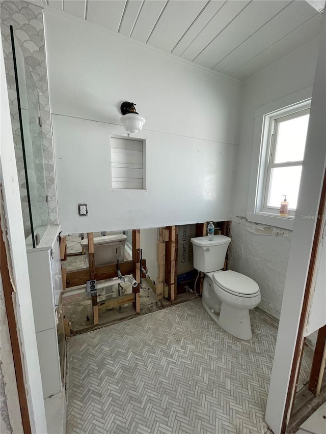 bathroom with toilet