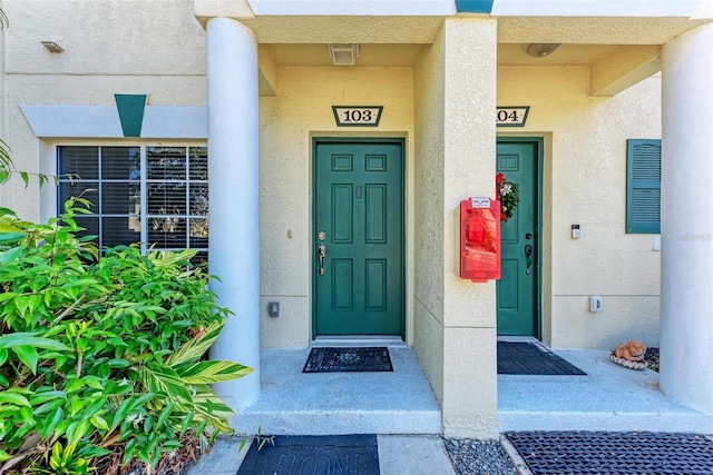 view of entrance to property