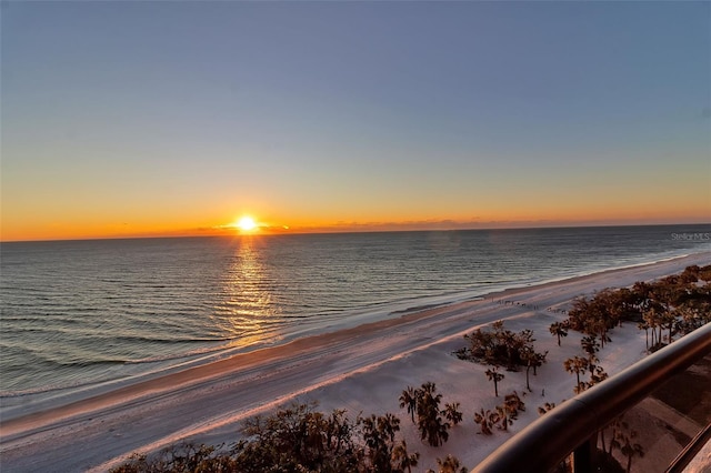 415 L Ambiance Dr Unit A801, Longboat Key, FL 34228 - water view featuring nearby beach