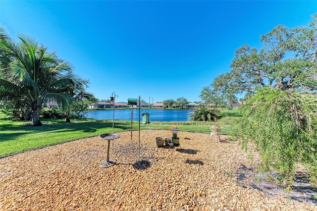 view of water feature