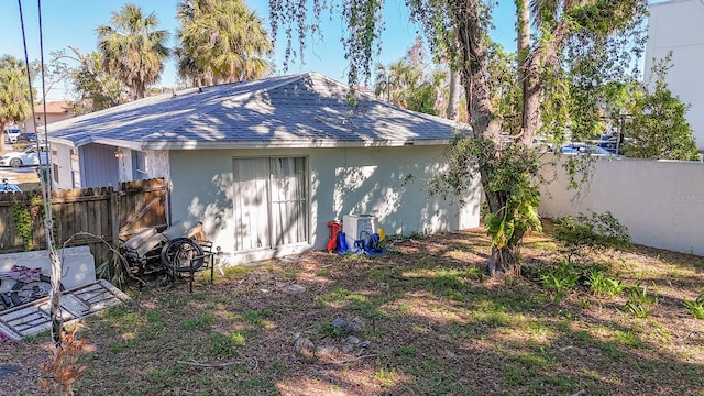 view of rear view of property