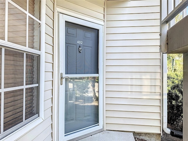 view of entrance to property