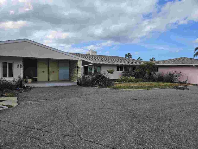 view of ranch-style home