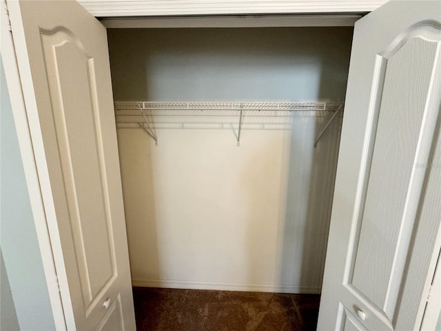 view of closet