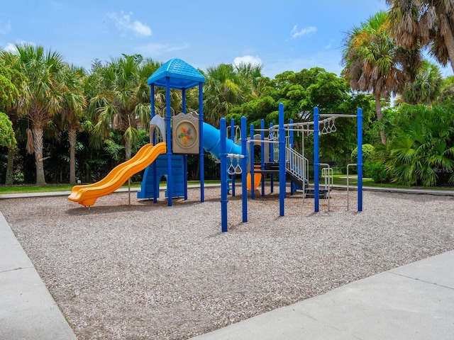 view of jungle gym