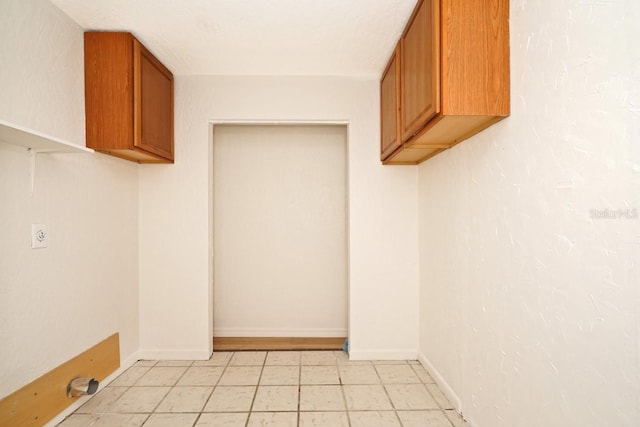 view of clothes washing area