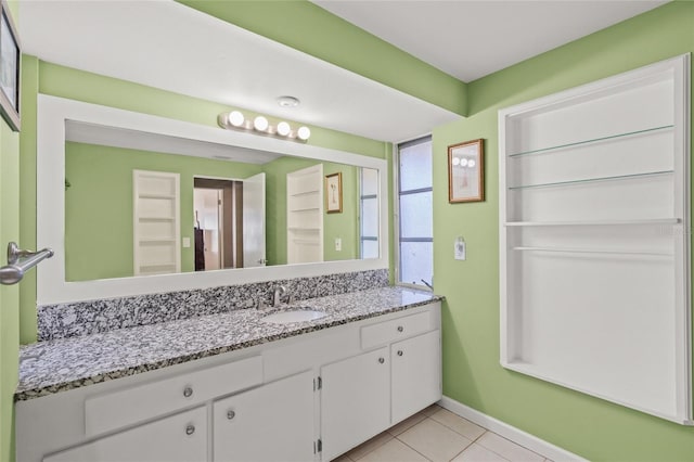 584 Beverly Rd, Venice, FL 34293 - bathroom with vanity and tile patterned floors