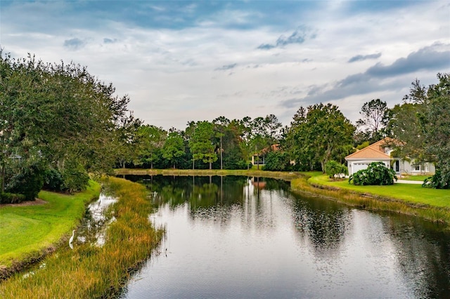 property view of water